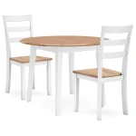 Gesthaven Dining Table and 2 Chairs