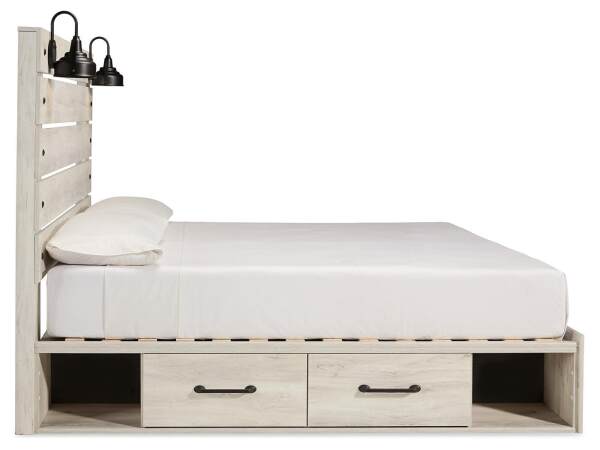 Cambeck King Panel Storage Bed. Dresser and Nightstand - Image 11
