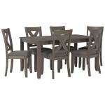 Caitbrook Dining Table and Chairs (Set of 7) - Image 2