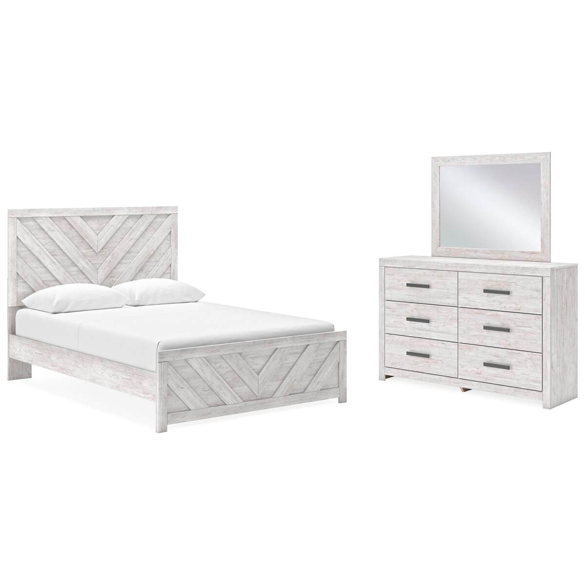 01242a4877aae30be1ba07d3a641bc62 Cayboni Queen Panel Bed, Dresser and Mirror - Image 1