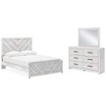 Cayboni Queen Panel Bed, Dresser and Mirror