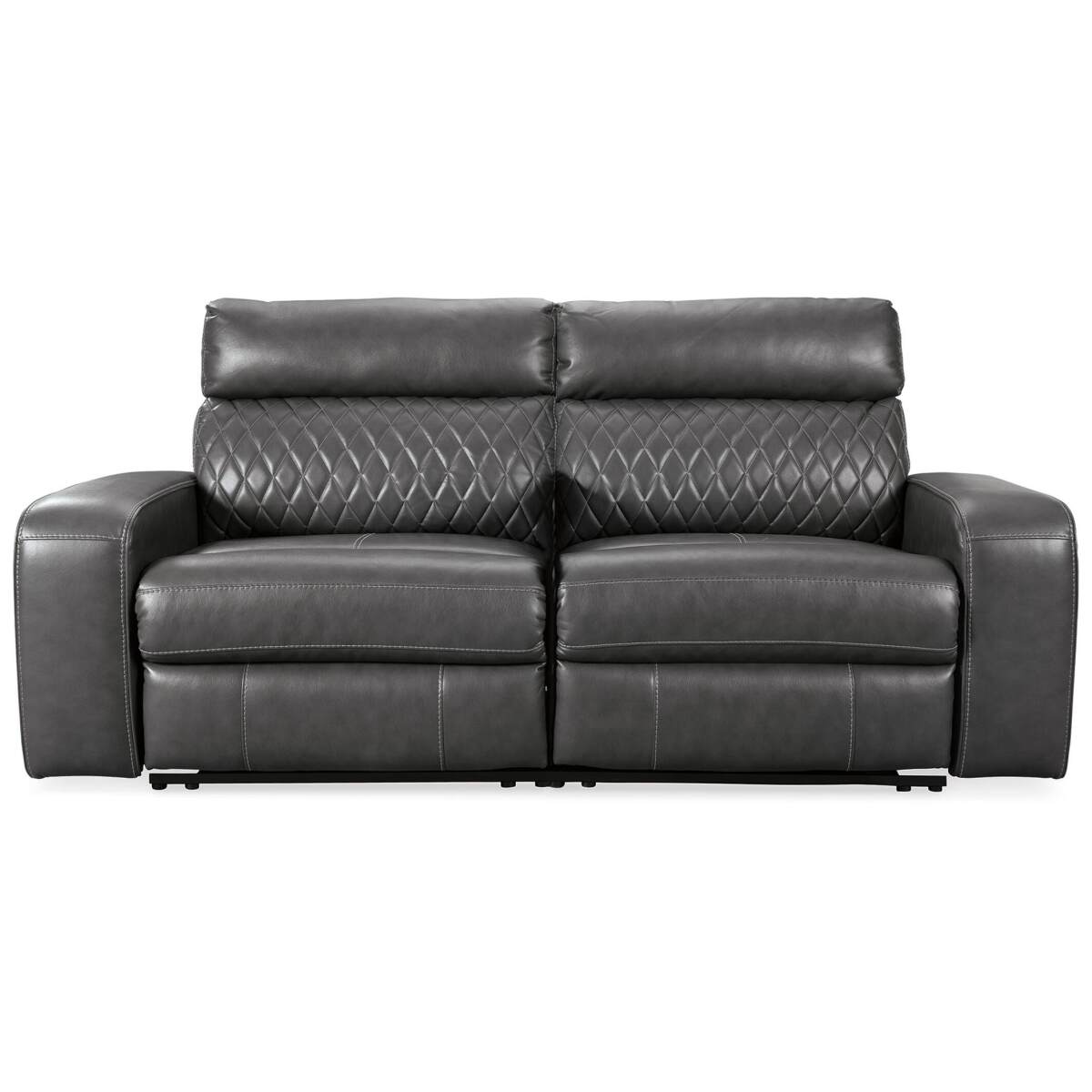 015552f6faf3652a7040b17f4a628734 Samperstone 2-Piece Power Reclining Sectional Loveseat - Image 1