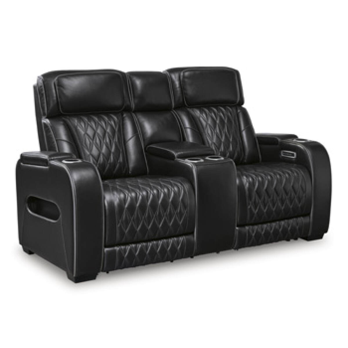 017ae468a1d4e39cfc548daff04b2414 Boyington Power Reclining Loveseat with Console - Image 1