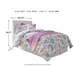 Anarasia Twin Sleigh Headboard, Dresser and Mirror - Image 7