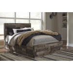 Derekson Queen Panel Bed with 2 Storage Drawers