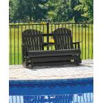 Hyland Wave Outdoor Glider Loveseat - Image 6