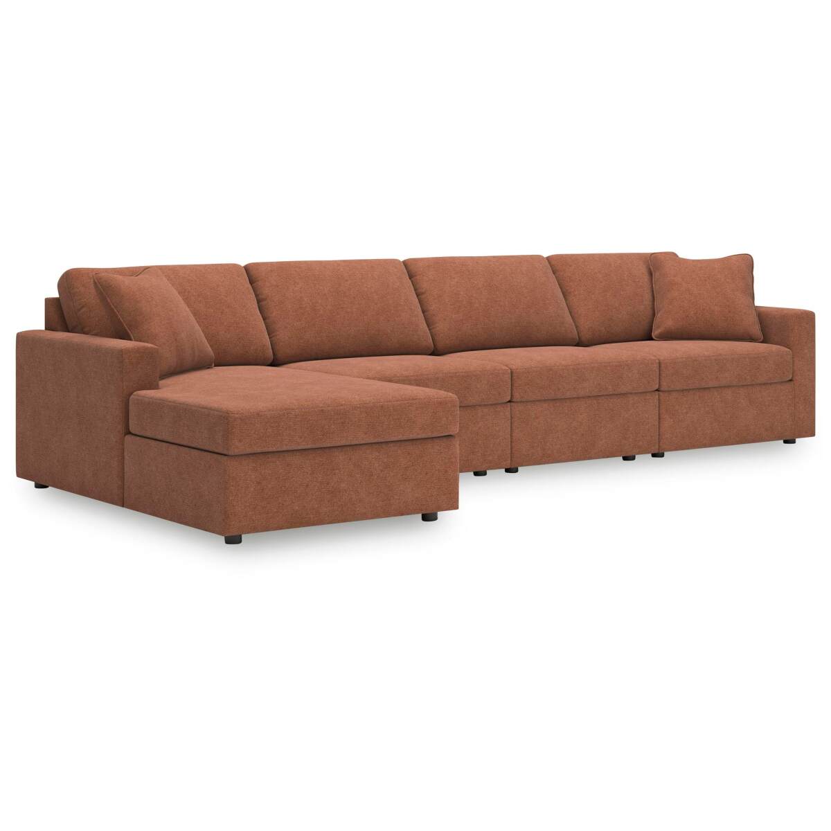 01de2feee5e1bcc03cace3082ce7de63 Modmax 4-Piece Sectional with Chaise - Image 1