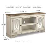 Realyn 74" TV Stand - Image 5