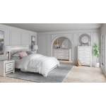 Altyra Queen Upholstered Panel Bed, Dresser, Mirror, and Chest - Image 2