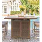 Walton Bridge Outdoor Bar Table and 4 Barstools - Image 16