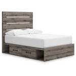 Graystorm Full Panel Storage Bed