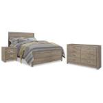 Culverbach Queen Panel Bed, Dresser and Nightstand