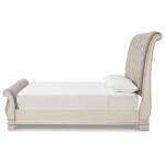 Realyn Queen Upholstered Sleigh Bed and Chest - Image 6