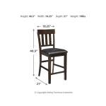 Haddigan Counter Height Bar Stool - Image 10