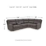 Next-Gen Durapella 5-Piece Power Reclining Sectional - Image 23