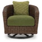 Horizon Hall Outdoor Swivel Lounge Chair with Cushion - Image 5