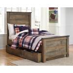 Trinell Twin Panel Bed with 1 Large Storage Drawer - Image 3