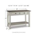 Bolanburg Sofa/Console Table - Image 4