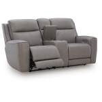 5Z-Comfort Power Reclining Loveseat with Console - Image 2