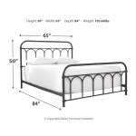 Nashburg Queen Metal Bed - Image 5
