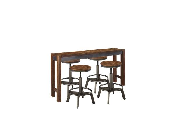 Torjin Counter Height Dining Table with 4 Barstools - Image 3