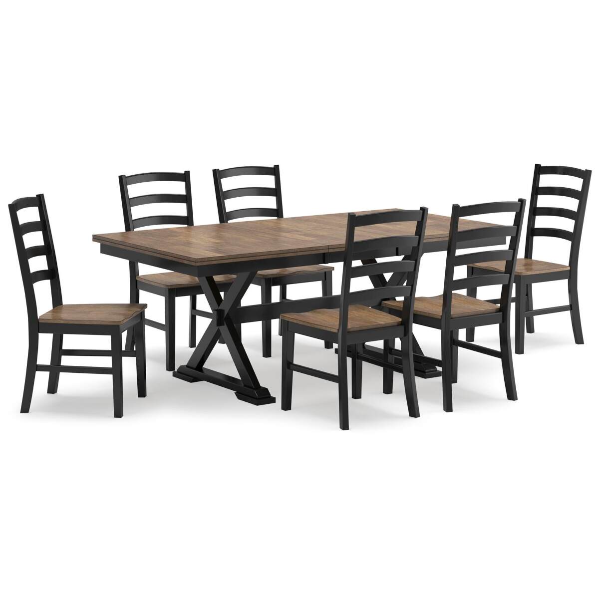 04b8dfa61761b960746c935b07dd92e8 Wildenauer Extension Dining Table and 6 Chairs - Image 1