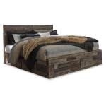 Derekson King Panel Storage Bed, Dresser, Mirror, Chest and 2 Nightstands - Image 7