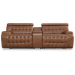 Temmpton 3-Piece Power Reclining Sectional Loveseat with Console