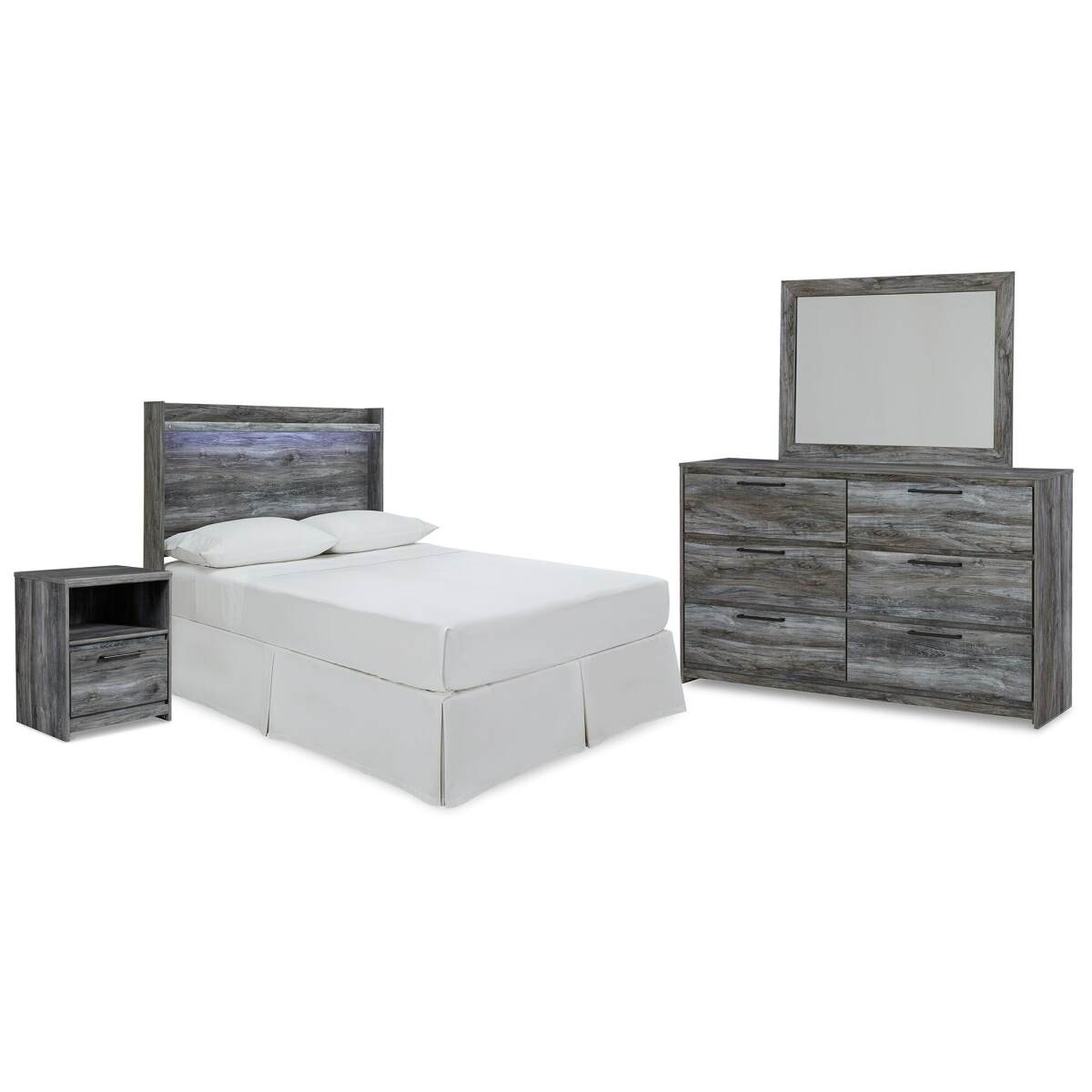 053d5ccf1ed13a5feb1219d23d1b18d6 Baystorm Full Panel Bed Headboard, Dresser, Mirror and Nightstand - Image 1