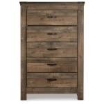 Trinell Queen Panel Headboard, Dresser, Mirror, Chest and Nightstand - Image 4