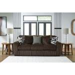 Midnight-Madness Sofa, Loveseat and Oversized Accent Ottoman - Image 13