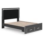 Zuraleus Queen Upholstered Panel Platform Storage Bed - Image 4