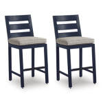East Beach Outdoor Counter Height Bar Stool (Set of 2)