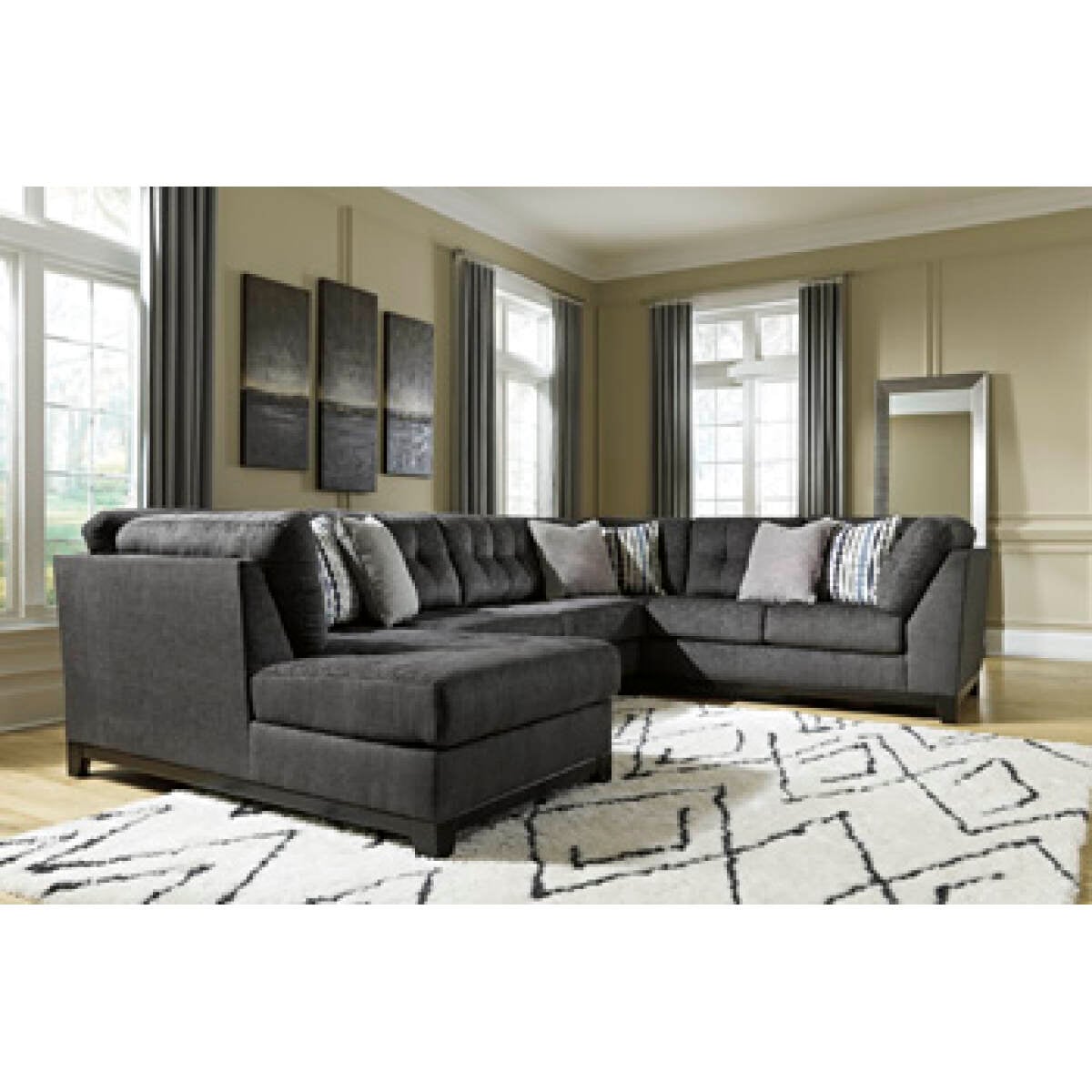0638b8318b0e14a8ef5a39ddae32e2a9 Reidshire 3-Piece Sectional with Chaise - Image 1