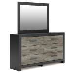 Broachmyn Full Bookcase Bed, Dresser and Mirror - Image 3