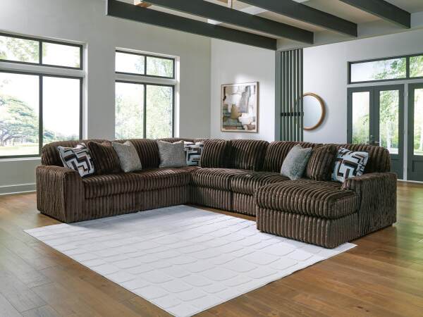Midnight-Madness 6-Piece Sectional with Chaise - Image 3