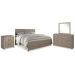 Culverbach King Panel Bed, Dresser, Mirror and Nightstand