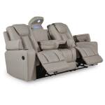 Elevate Edges Reclining Sofa with Drop Down Table - Image 4