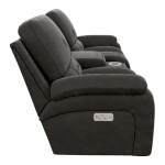 Greyson Power Reclining Loveseat w/ Headrest, Lumbar & Console - X49530 - Image 5