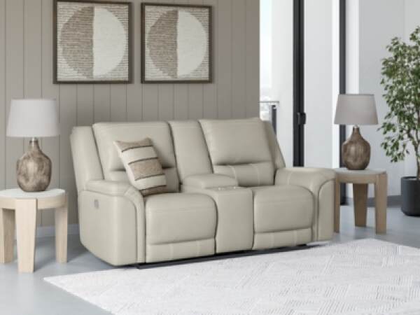 Trasimeno Power Reclining Loveseat with Console - Image 3
