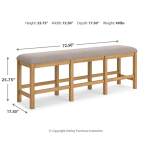 Havonplane Counter Height Dining Table, 6 Barstools and Bench - Image 10