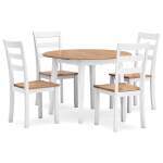 Gesthaven Dining Table and 4 Chairs