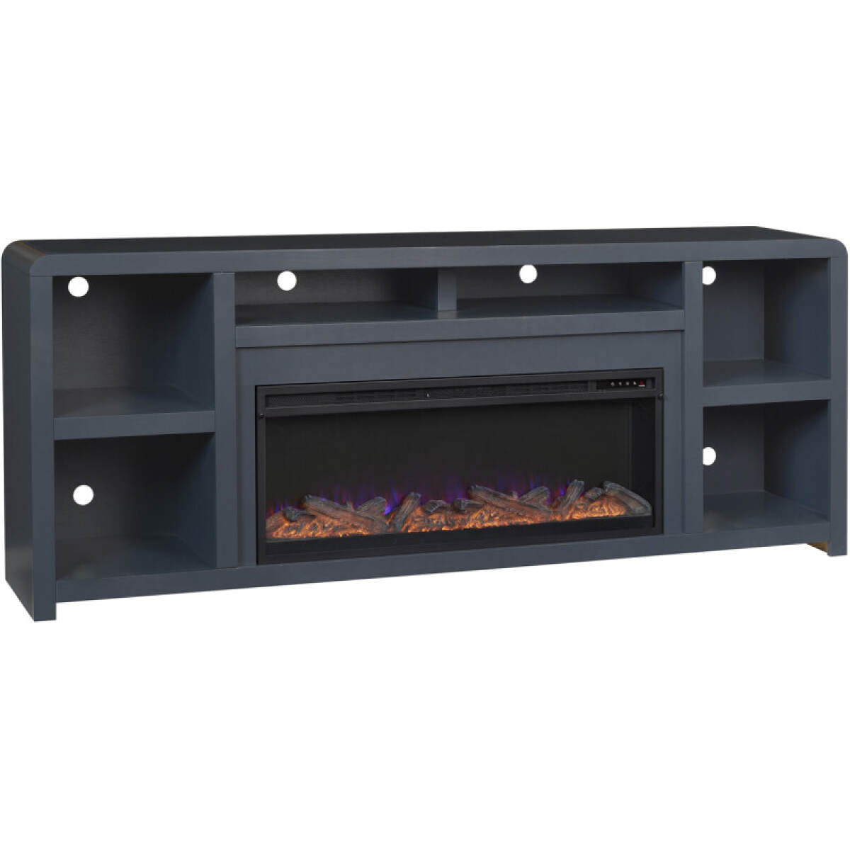 0741a32552c0415c0ae1d2b7f2959050 Taylor 84" Fireplace Console MYY1960-MBL - Image 1