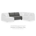 Newellen Armless Full Sleeper - Image 3