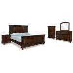 Porter King Panel Bed, Dresser, Mirror, Chest and Nightstand