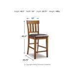 Ralene Counter Height Bar Stool (Set of 2) - Image 8