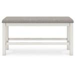 Robbinsdale Counter Height Extension Dining Table, 6 Barstools and Bench - Image 4