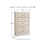 Bellaby King Panel Bed, Dresser, Mirror, Chest and 2 Nightstands - Image 10