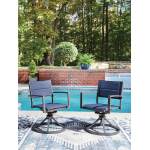 Rocky Creek Outdoor Sling Swivel Chair (Set of 2) - Image 3