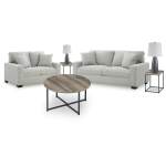 Greenbriar Sofa, Loveseat, Occasional Tables and Lamps